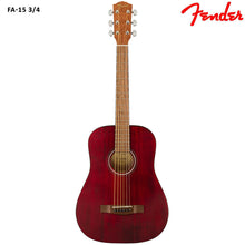 Load image into Gallery viewer, Fender FA-15 3/4 Steel Acoustic Guitar W/Bag
